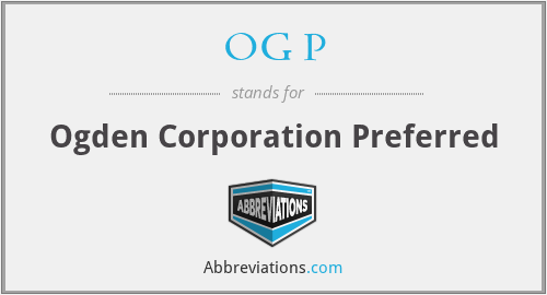 OG P - Ogden Corporation Preferred